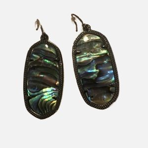 Kendra Scott drop iridescent earrings
